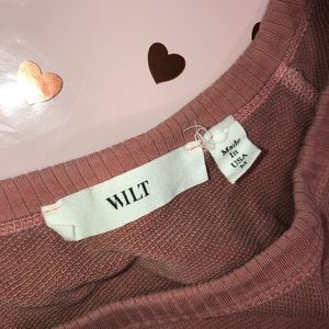 Wilt Tops - Wilt Sweater Top Wilt Tops - Wilt Sweater Top